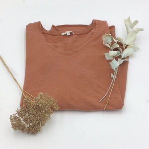 Z Supply Rust v-neck sweater